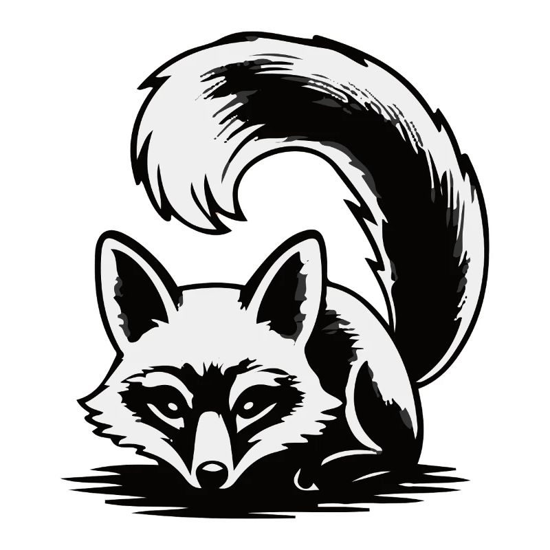 Lunar Fox Silhouette