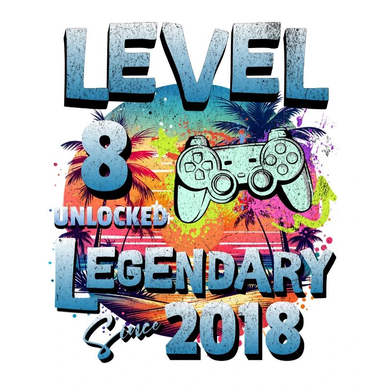 Level 8 years Unlocked since 2018 Birthday