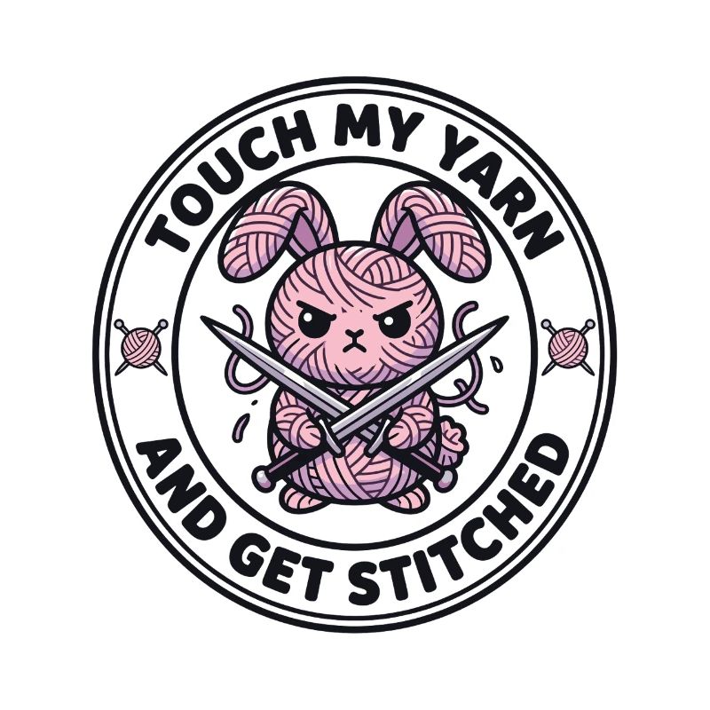 Touch My Yarn - Frecher Strickhase