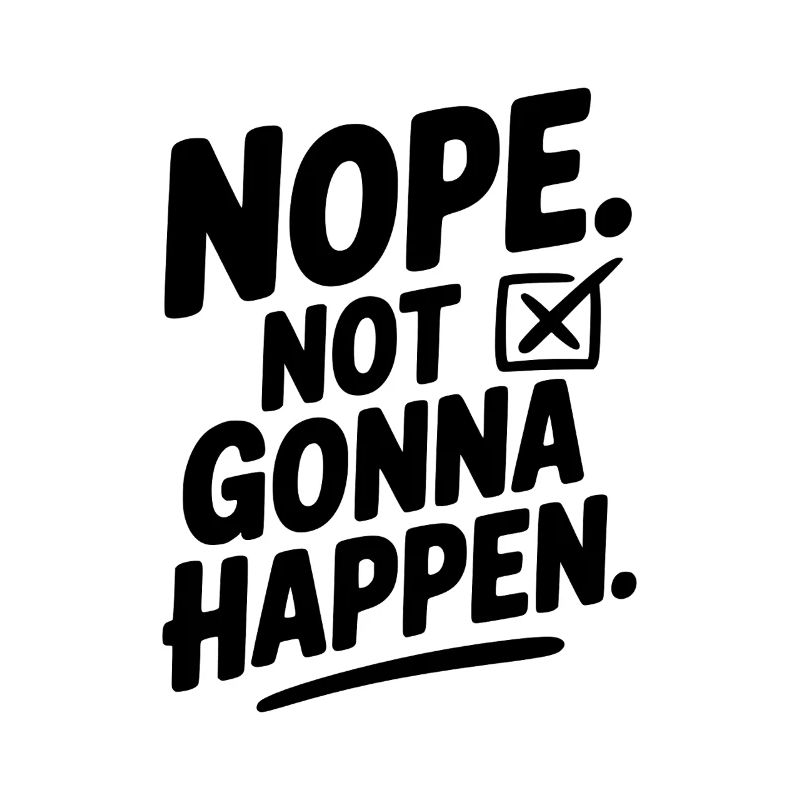 Nein. Das wird nicht passieren.