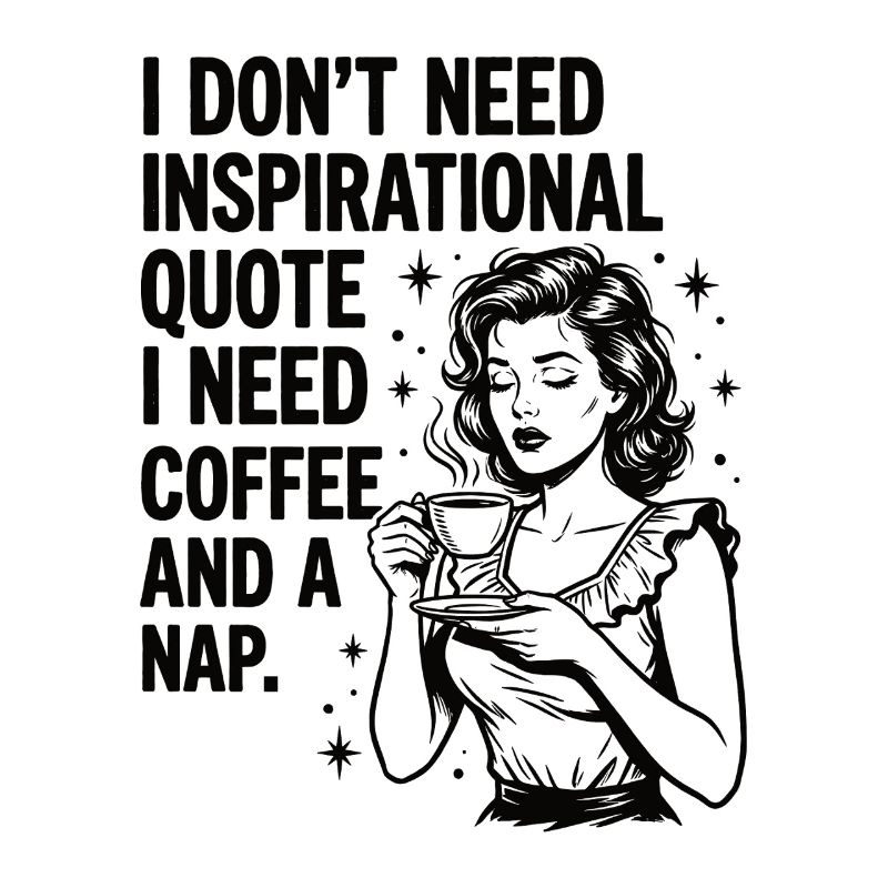 Echte Kaffeeliebe Nickerchen Statement