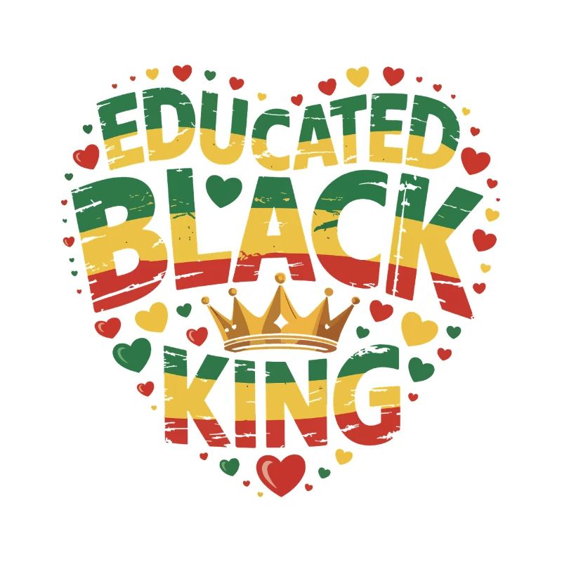 Roi noir instruit | Citation de l’Afro Pride | Noir