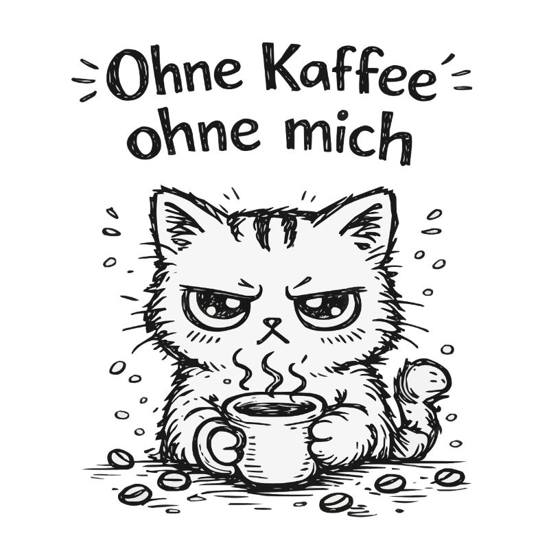 Katzenkaffee Grimasse