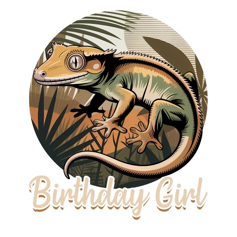 Funny Reptile Crested Gecko