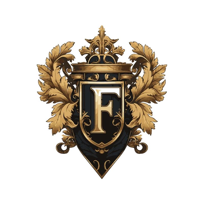 F Buchstabe Name Krone