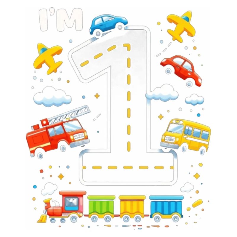 Erster Geburtstag Nummer Eins Autobahn