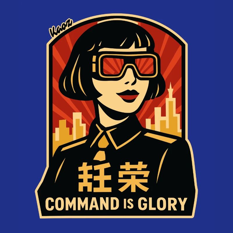 Affiche rétro de Command Is Glory