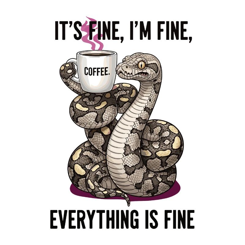 C’est bien dans l’humour fin du serpent du café