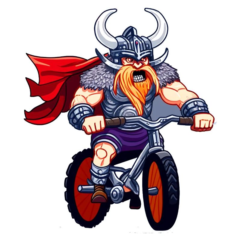 Viking on Motorcycle