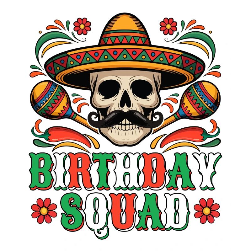 Équipe d’anniversaire Cinco de Mayo, jeune mexicain