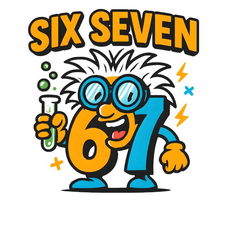 Six Seven 67 Science Humor Nerd Gift Idea