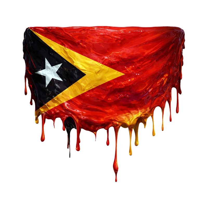 TimorLeste Drop Flag