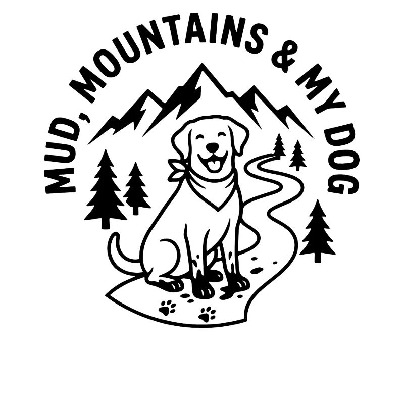 Mud Mountains et mon chien design