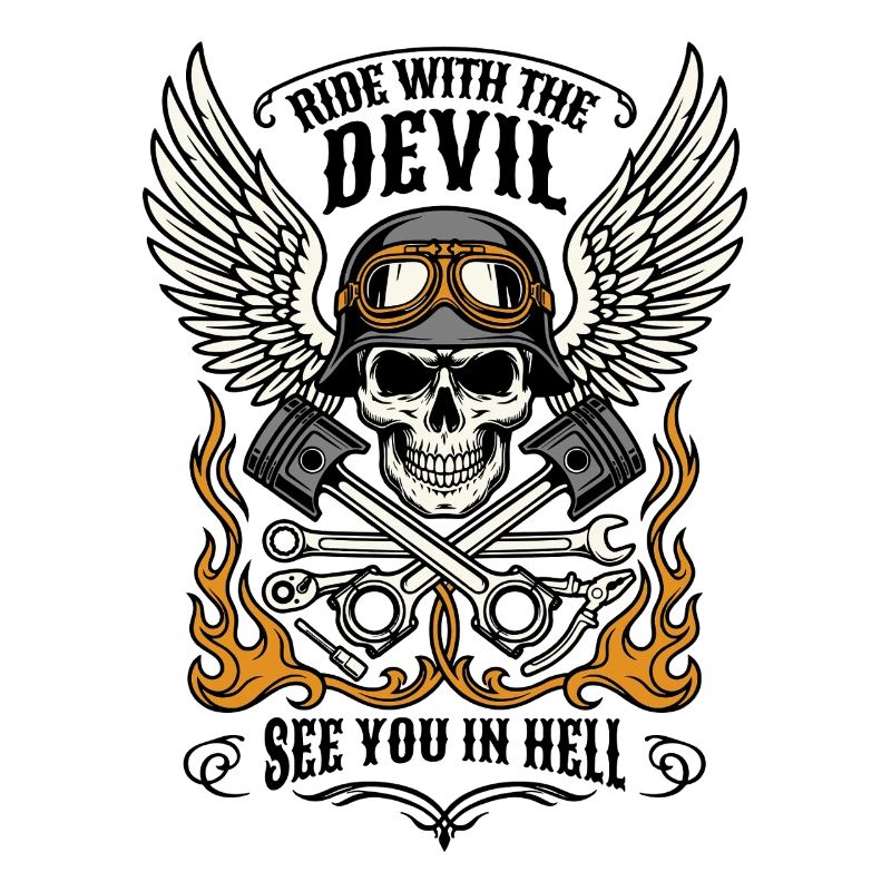 Ride with the Devil | See you in hell | Biker