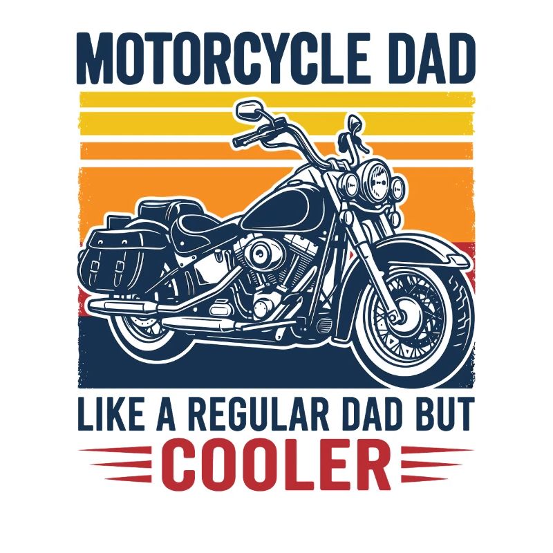 Motorcycle Dad Shirt Cool Dad Biker Gift