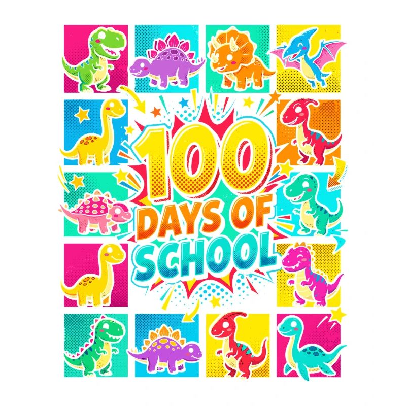 Dino Bunt : 100 jours d’école