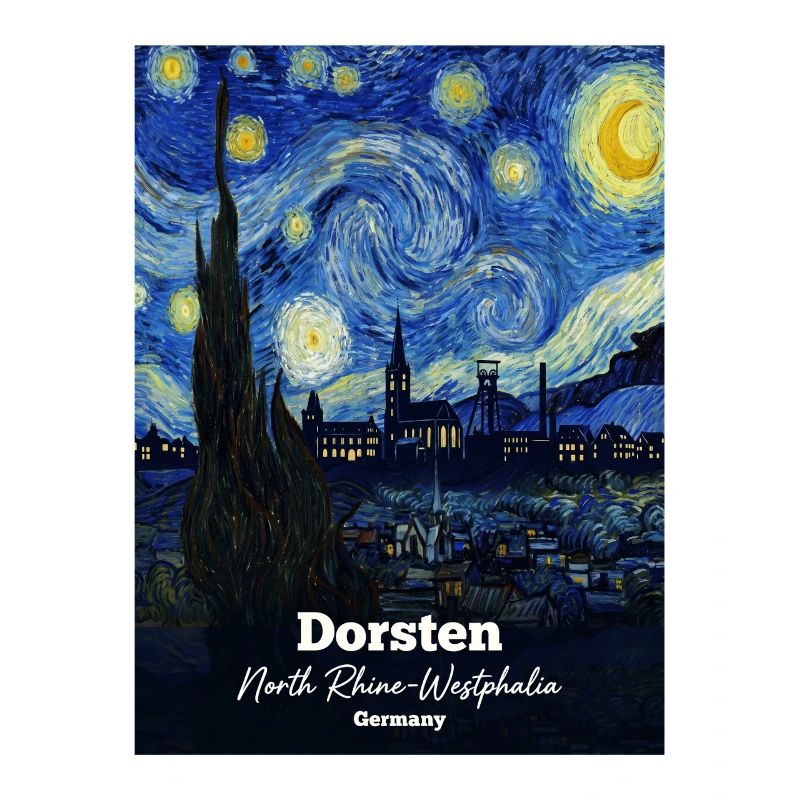 Dorsten Germany Starry Night