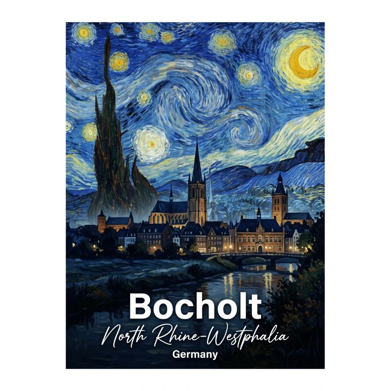 Bocholt Germany Starry Night