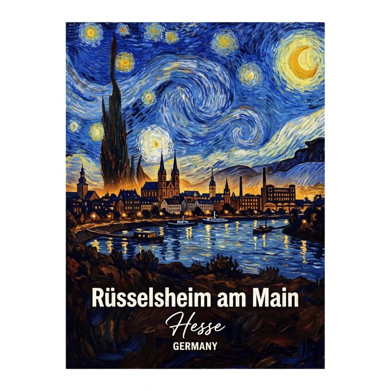 Rüsselsheim am Main Germany Sternennacht