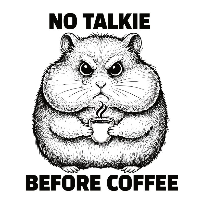Pas de conversation devant un hamster amateur de café