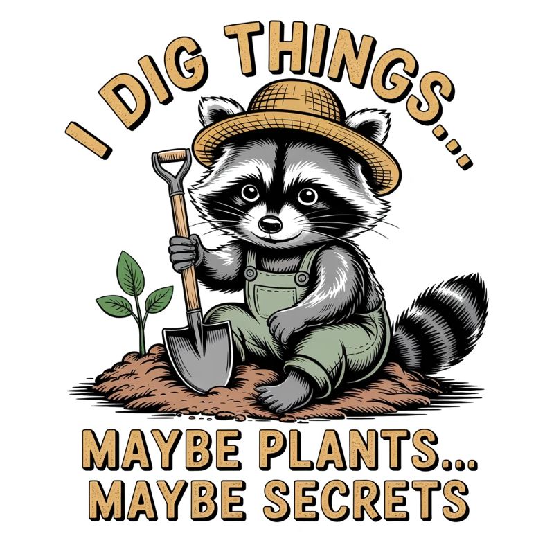 Raccoon Gardener: Digging for Secrets