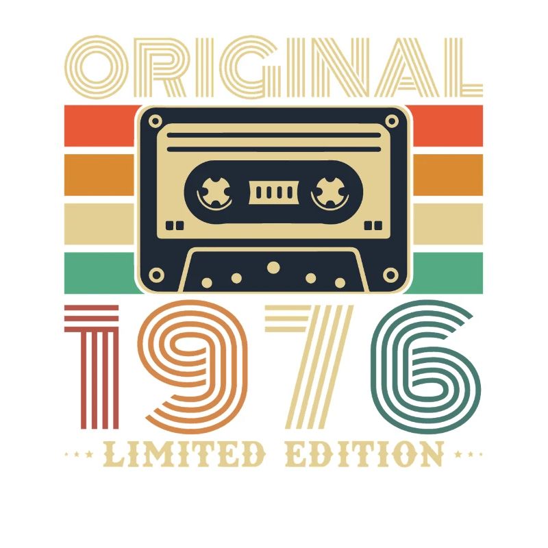 1976 Vintage Retro Geburtstagsgeschenk