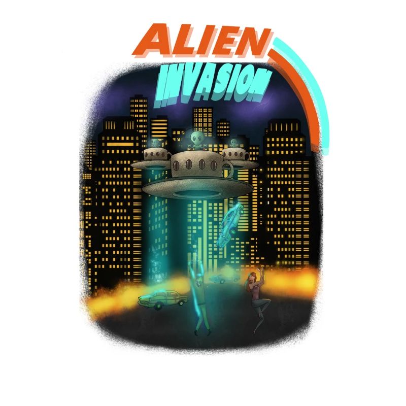 Chemise spatiale de l’Invasion extraterrestre