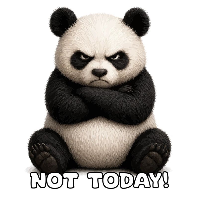 Mème Panda Pas Aujourd’hui