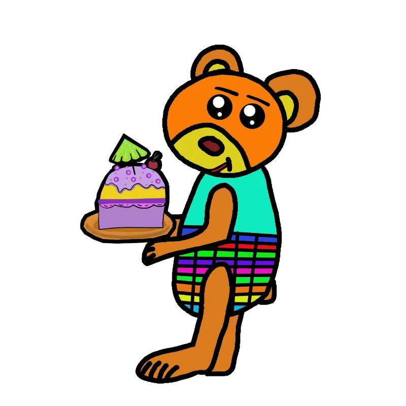 Kuchen Muffin Bär Teddy Teddybär Kind