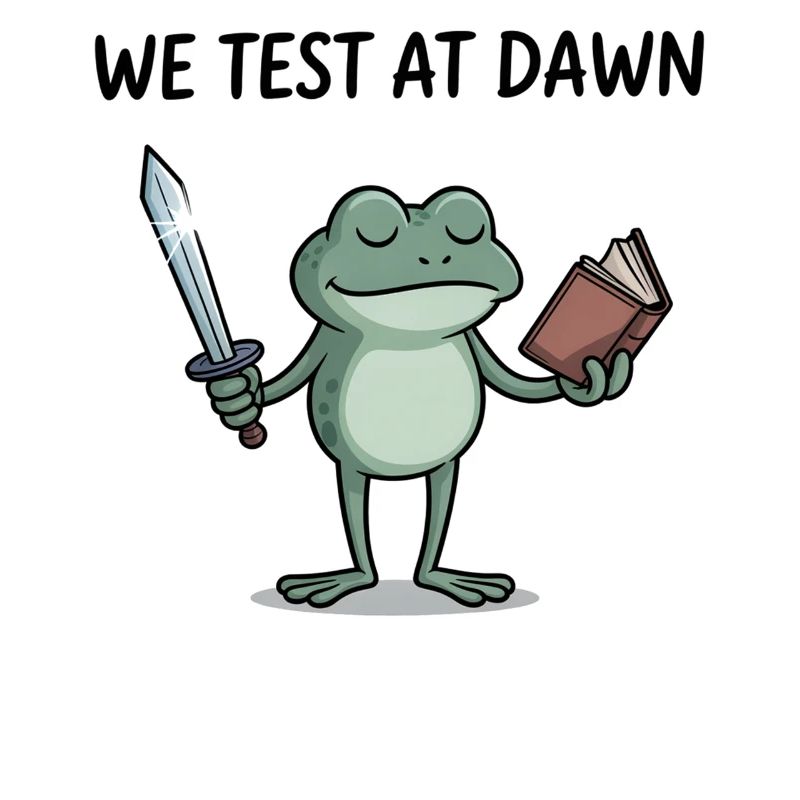 Frog Knight at Dawn