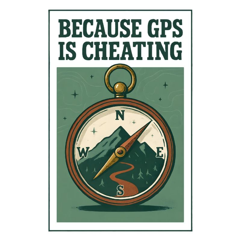 GPS is cheating | Compass Hiking