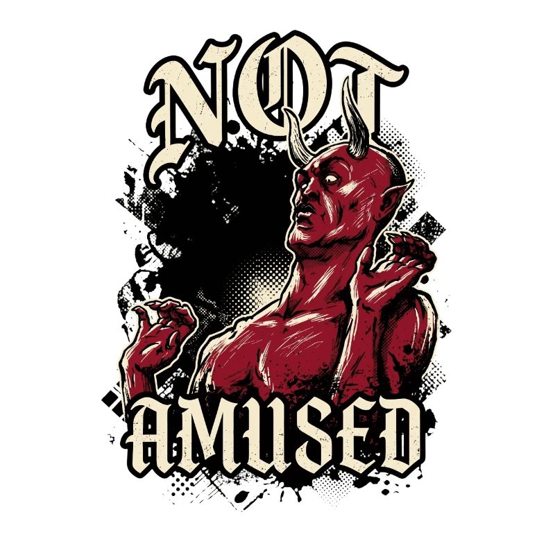 Red Devil Not Amused Funny