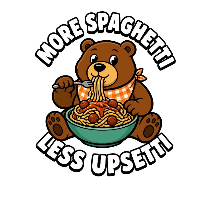 Plus de spaghettis, moins de problèmes, des enfants spaghettis ours
