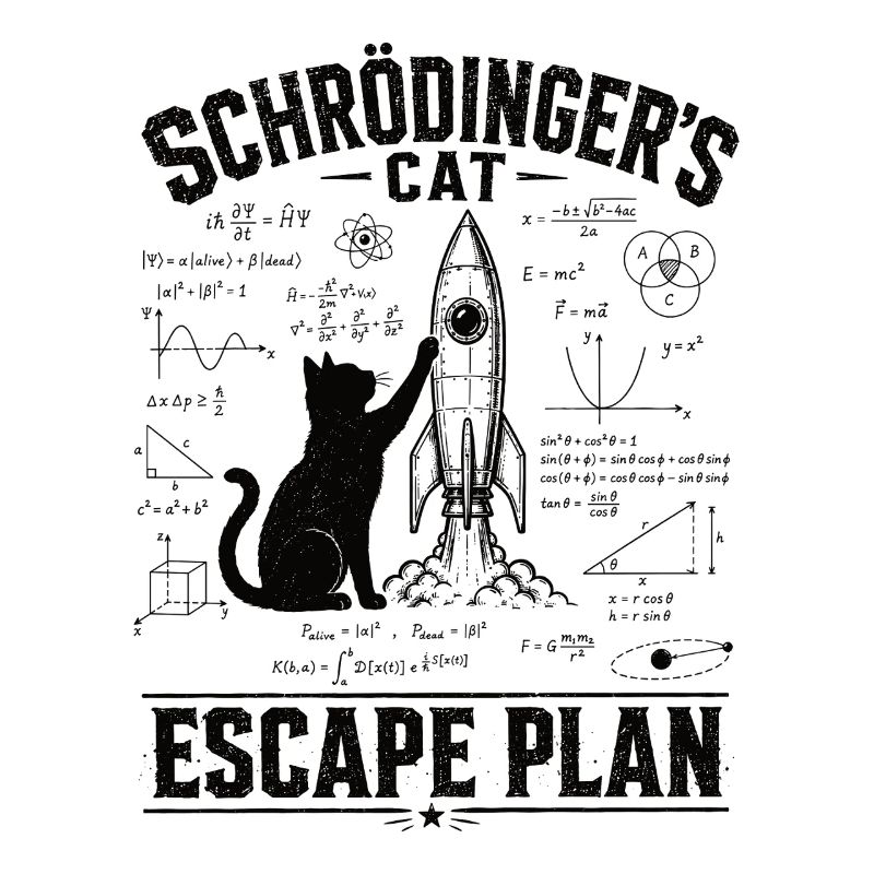 Schrödinger Cat Escape Plan Shirt