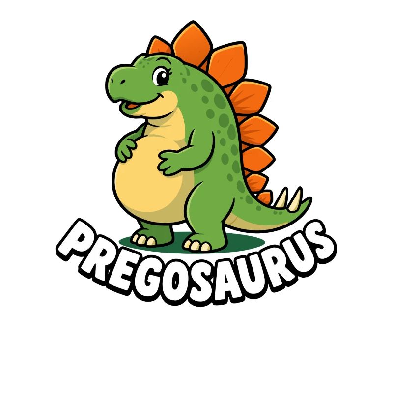 Mère enceinte Pregosaurus Dinosaure Swing