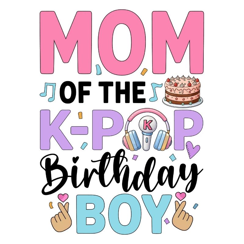 Maman du garçon anniversaire de la K-Pop