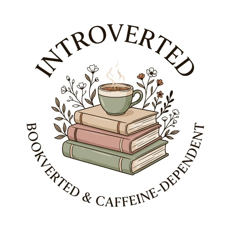 Introvertiert Bücher Kaffee Leseratte