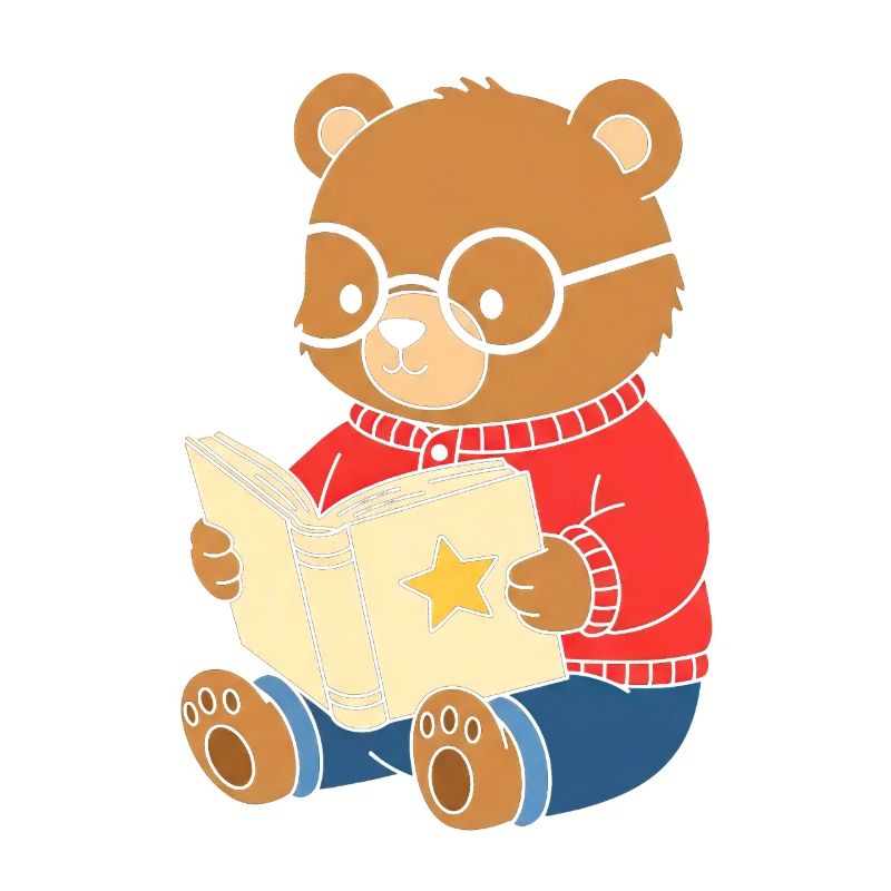 Bärchen liest Sternenbuch