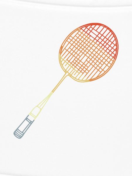 Badmintonschläger Skizze