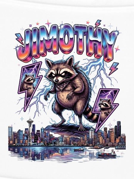 JIMOTHY Waschbär Retro