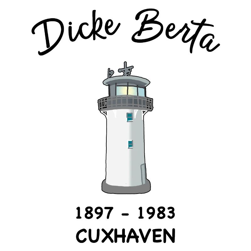 lighthouse Dicke Berta, Cuxhaven, harbour