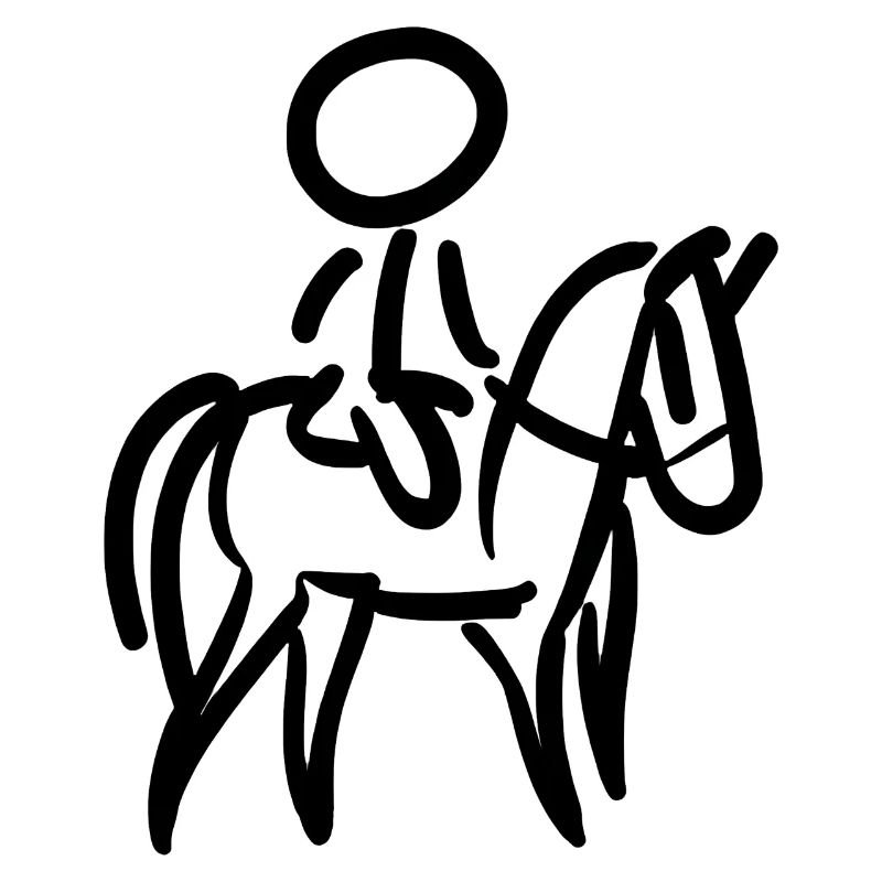 Cavalier sur Cavalier Minimalisme Minimaliste