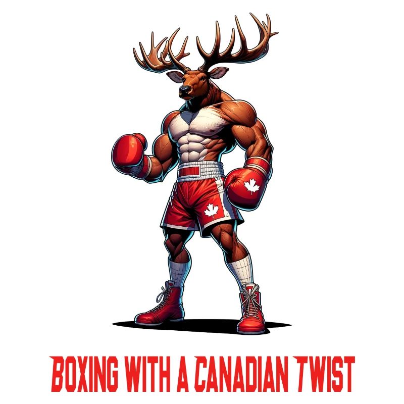 Design de boîte à wapitis du Canada