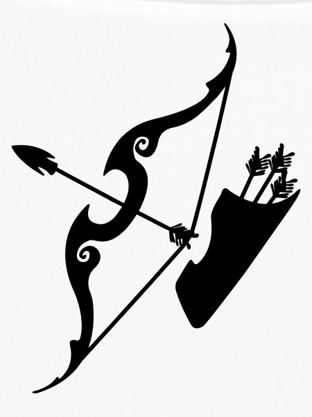 Sagittarius Bow with arrows