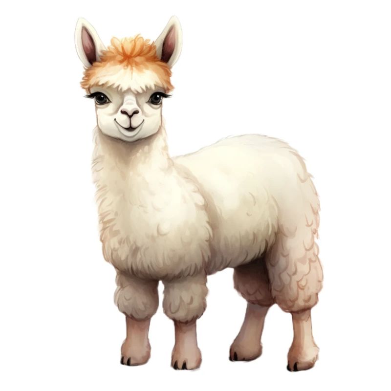 Cute Llama Class Design Class Animal Llama