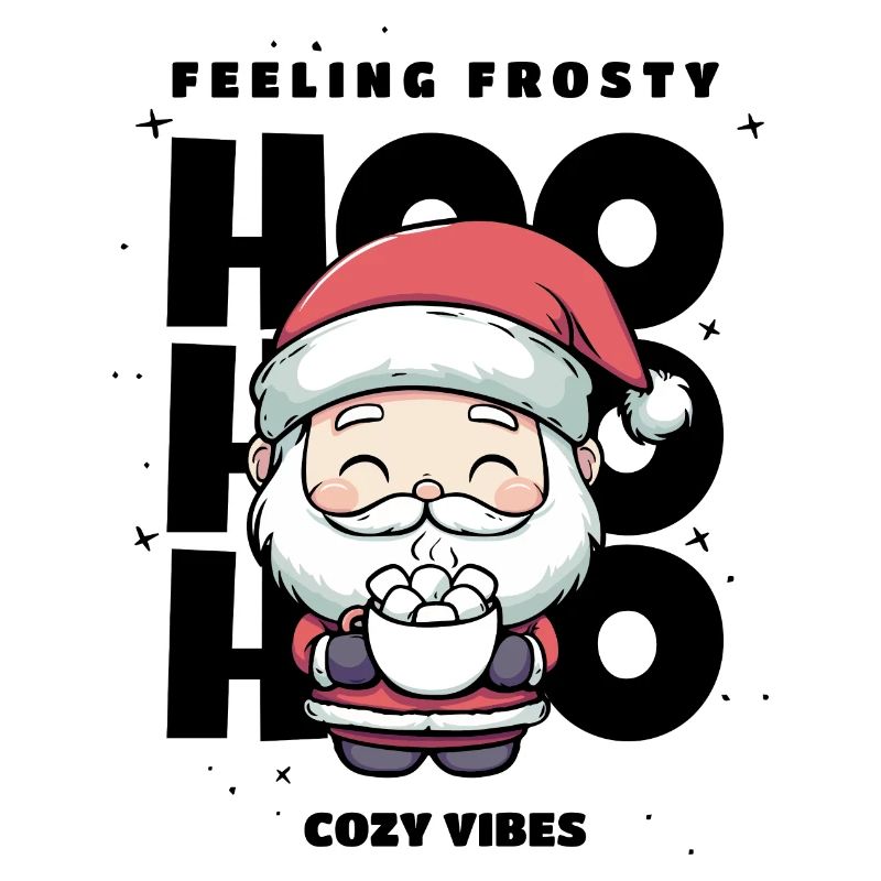 Weihnachten Pullover - Weihnachtsmann, Geschenk