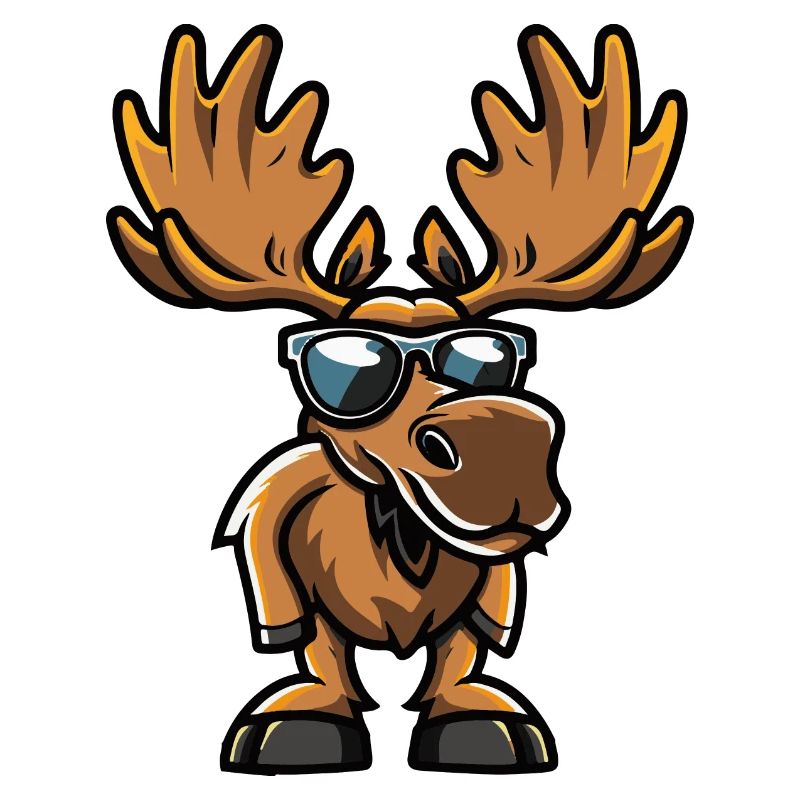 Elch Comic Cool