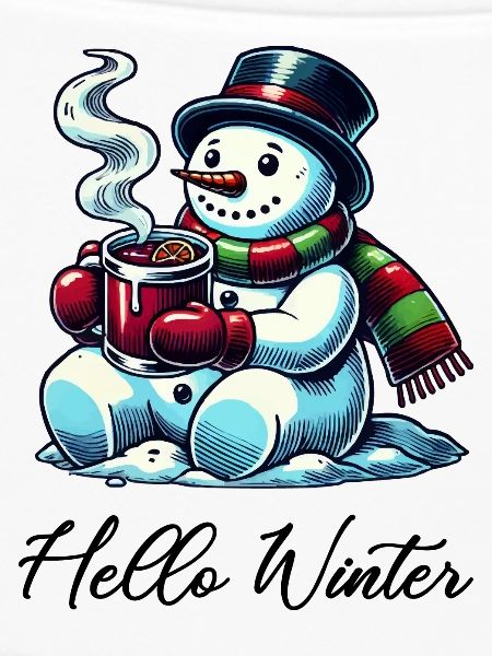 Schneemann Hello Winter