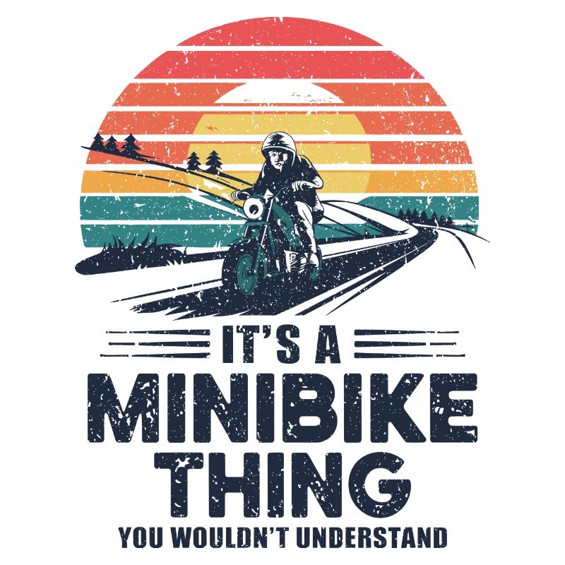 Minibike Fan mit Herz