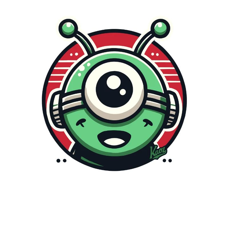 Freundlicher Alien-Cyclops